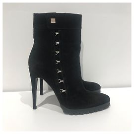 Botas Versace pretas T.36
