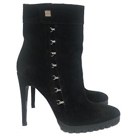 Boots Versace noires T.36