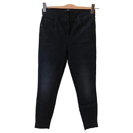 J Brand Slim Fit Baumwolljeans Schwarz Größe 26
