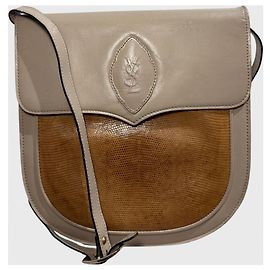 Borsa Yves Saint Laurent beige