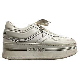Céline Sapatilhas Celine Block brancas T.38