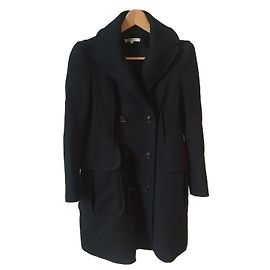 Carven Mantel Schwarz T.36