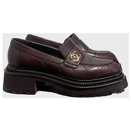 Mocassini Chanel bordeaux T.37