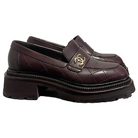 Mocassini Chanel bordeaux T.37