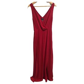 Vestido Ralph Lauren rojo T.4