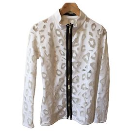 Top Anthony Vaccarello Blanco T.36