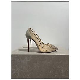 Décolleté Christian Louboutin Follies Strass T.37,5