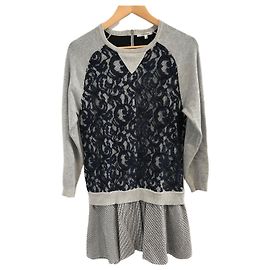 Vestido Carven gris T.S