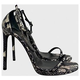 Autre Marque Sandali Saint Laurent python T.38,5