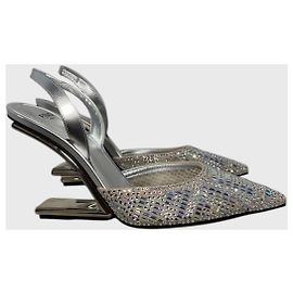 Escarpins Fendi argents T.36