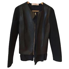 Marni Lederjacke T.34