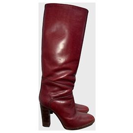 Botas Chloé bordeaux T.38