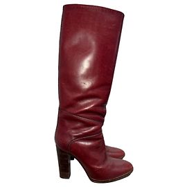 Botas Chloé bordeaux T.38