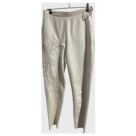 Pantalon Hermès blanc T.38