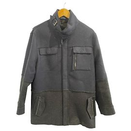 Abrigo Lanvin azul marino T.52