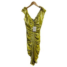 Bottega Veneta Kleid gelb T.34 NEU