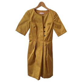 Vestido Dice Kayek de algodón amarillo Talla 38
