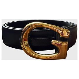 Cinto Gucci preto T.75