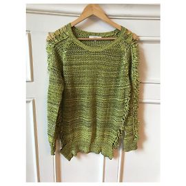 Pull Iro Kara en coton jaune