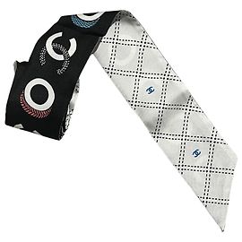 Foulard slim Chanel COCO noir