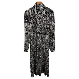 Vestido Paco Rabanne cebra T.46