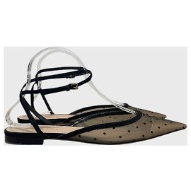 Christian Dior Bailarinas Dior de lunares T.38,5