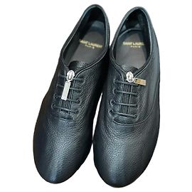 Autre Marque Saint Laurent Derby Schuhe schwarz T.41 NEU