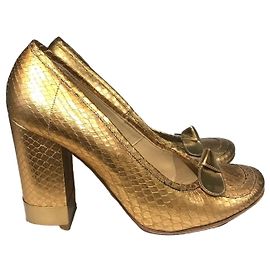Décolleté Chloé dorate T.37,5