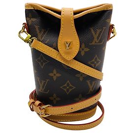 Louis Vuitton Fold Me Pouch Handtasche aus braunem Monogram Canvas
