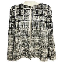 Chaqueta Lela Rose Grey / Ivory / Black adornada y bordada