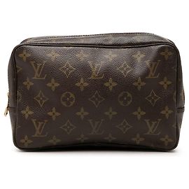 Bolsa de Mão Louis Vuitton Monogram Trousse Toilette 23 Castanha