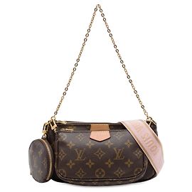 Bolsa Louis Vuitton Monogram Multi Pochette Accessoires Castanha