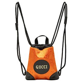 Orange Gucci GG Nylon Off The Grid Drawstring Backpack
