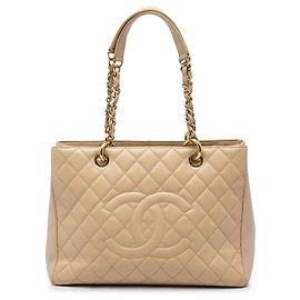 Sac Cabas Grand Shopping Chanel Caviar Marron