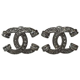 Boucles d'oreilles Chanel CC argents
