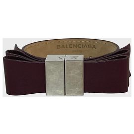 Bracciale Balenciaga bordeaux T.M