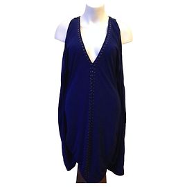 Barbara Bui Robe Babara Bui bleue T.38