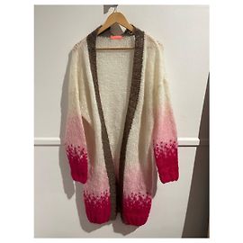 Autre Marque Weste Rose Carmine weiß / rosa T.U.