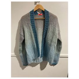 Autre Marque Weste Rose Carmine grau / blau T.U.