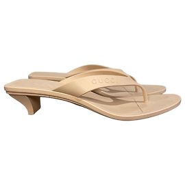 Tongs Gucci Vittoria beige T 37
