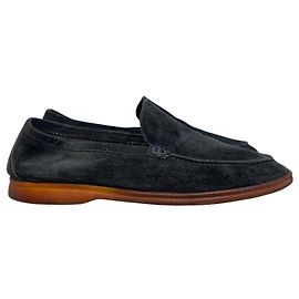 Mocassini Loro Piana blu navy T.46