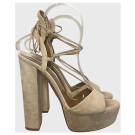 Sandali Aquazzura beige T.37