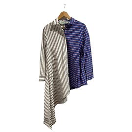 Off White gestreiftes Hemd T.36