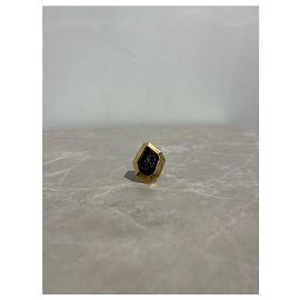 Anillo Balmain geométrico dorado