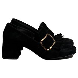 Zapatos de tacón Prada negros T.38,5