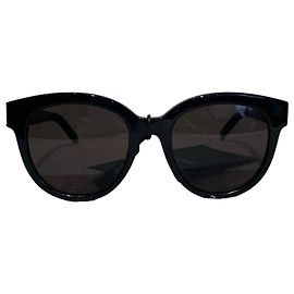Autre Marque Saint Laurent Brille schwarz