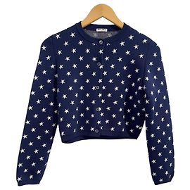 Cardigan Miu Miu azul T.38
