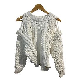 Maglione in maglia Iro Suave beige in cotone