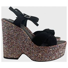 Autre Marque Sandali Saint Laurent neri T.37,5