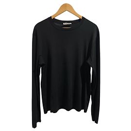 Camiseta Jil Sander negra T.M